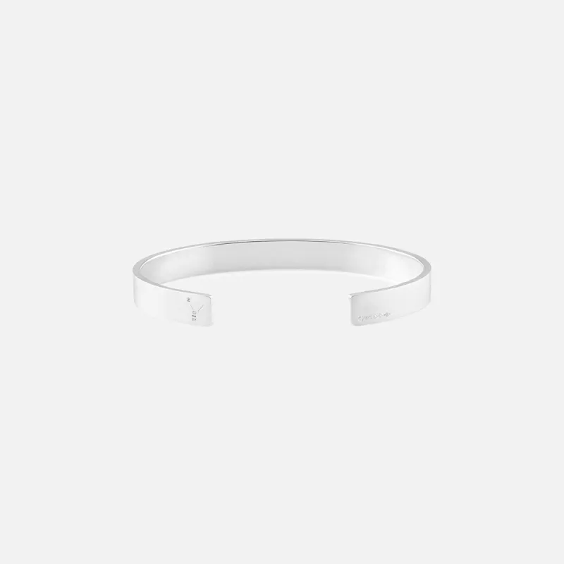 Le Gramme 21g Ribbon Bracelet - Brushed Sterling Silver sold by Kith