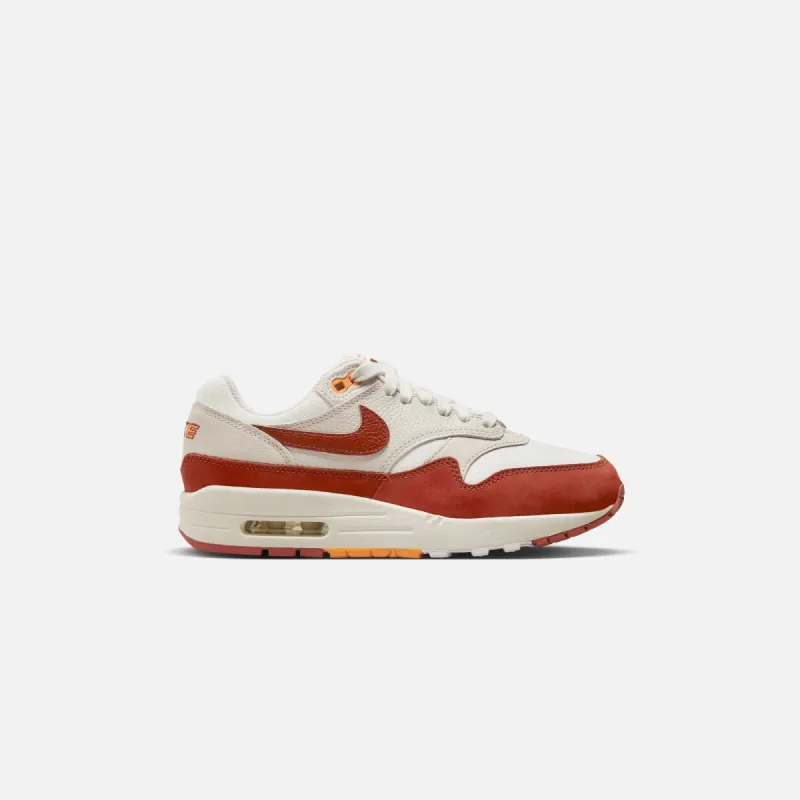 Nike WMNS Air Max 1 '87 LX - Sail / Rugged Orange sold by Kith