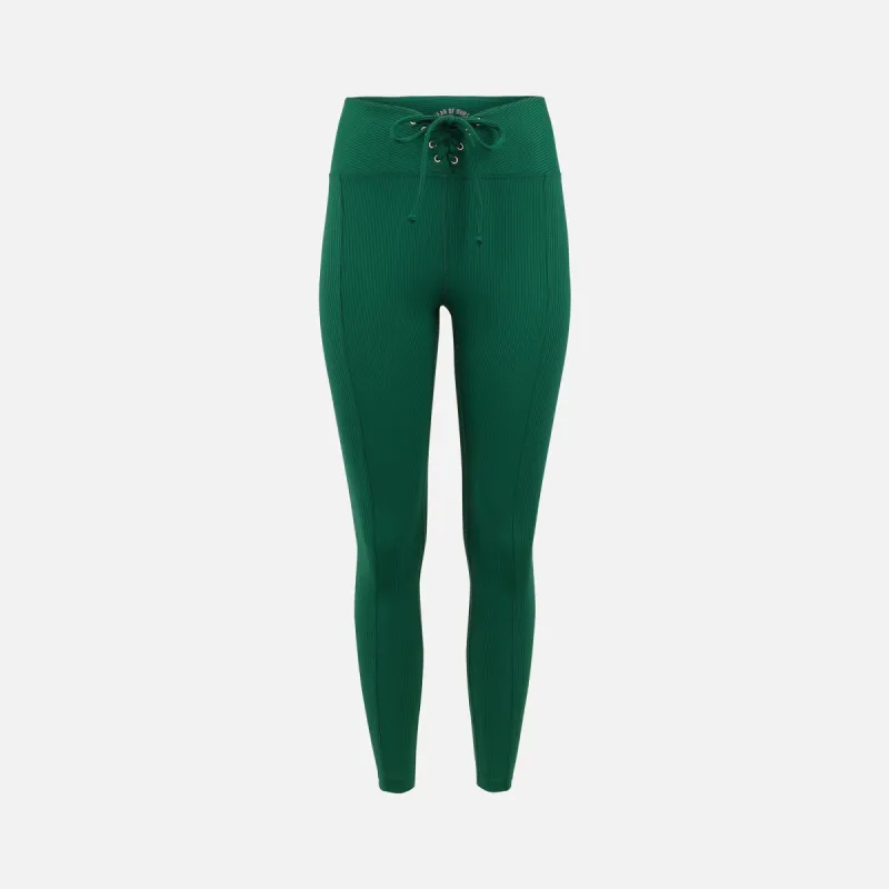 Year of Ours Ribbed Football Legging - Malachite sold by Kith