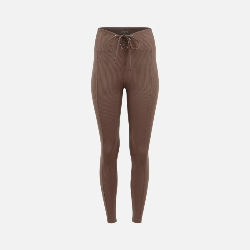 Year of Ours Rib Football Legging - Coco sold by Kith