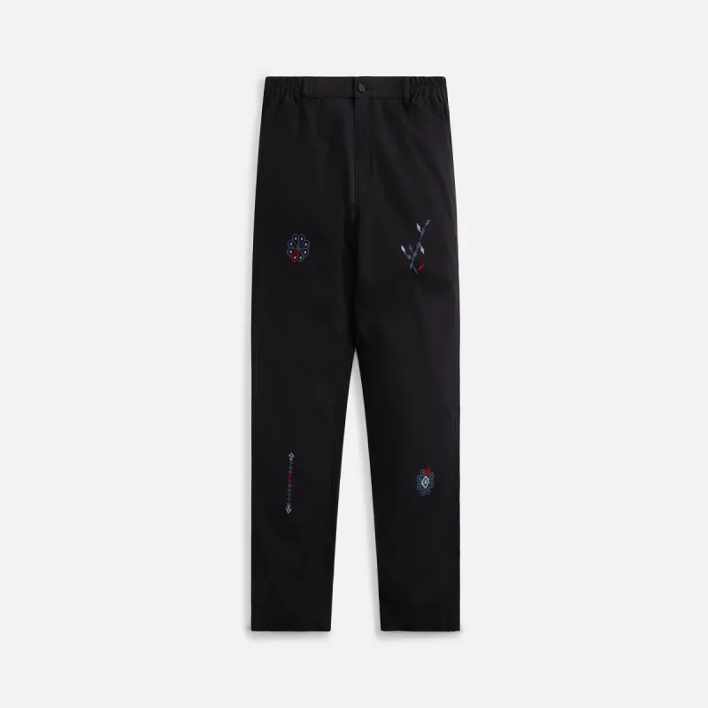 Adish Wardat Wool-Blend Elasticated Waistband Pant - Black sold by Kith