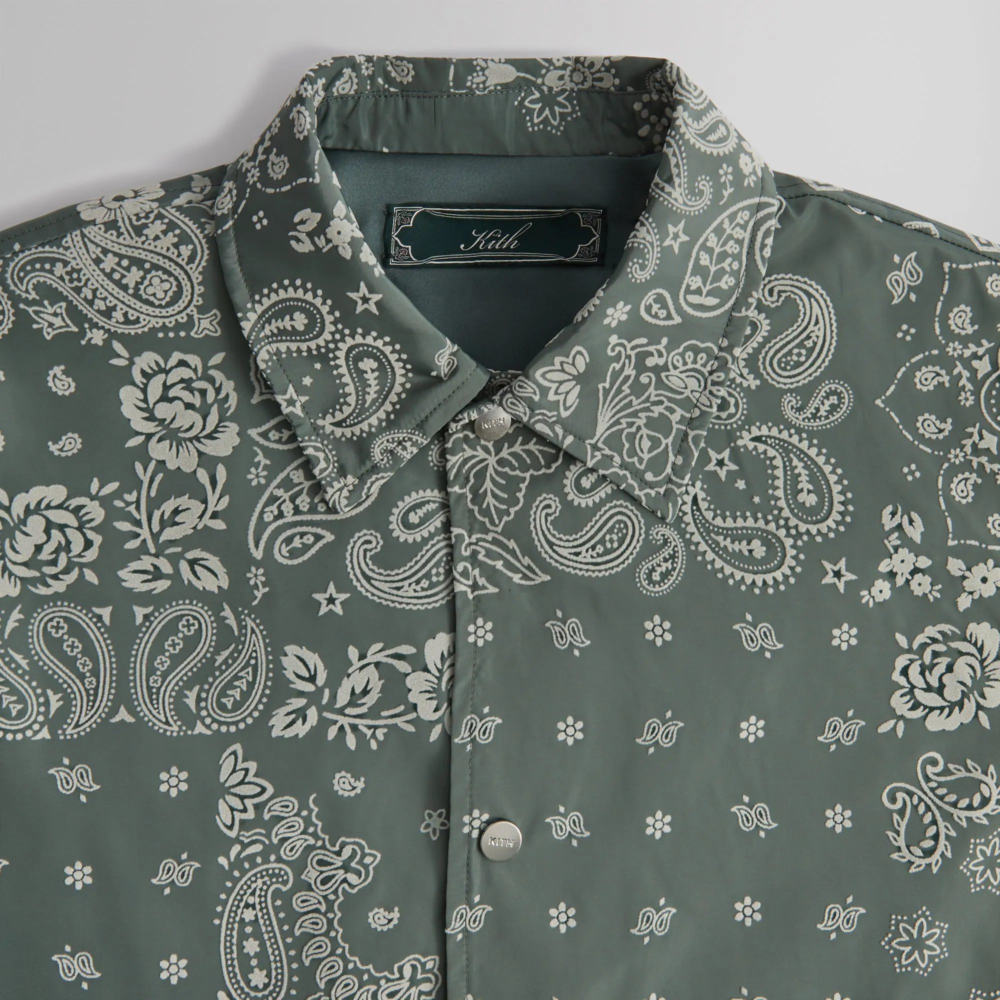 Kith Flocked Deconstructed Bandana Coaches Jacket - Court sold by Kith product image thumbnail 4