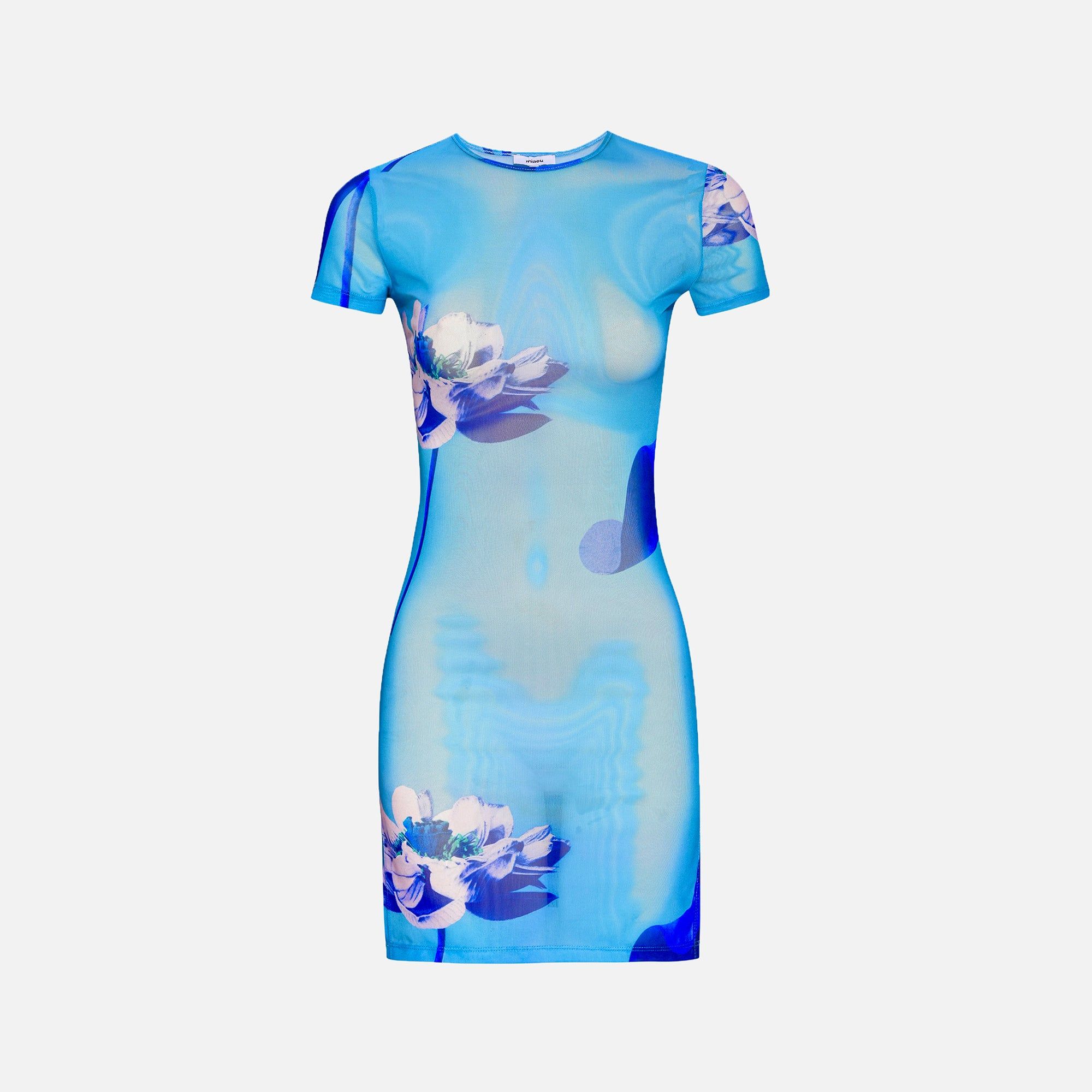【関税込み】Miaou ブルー Billie ミニワンピース Miaou Mini Billie Dress - Blue Lotus | Parallel