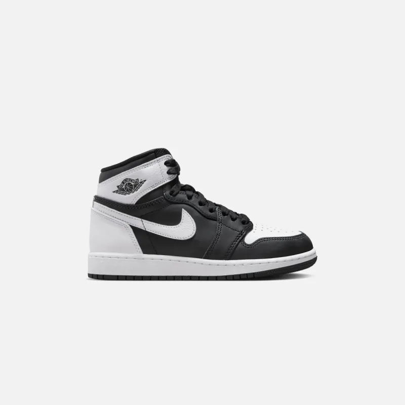 Jordan GS Air Jordan 1 Retro High OG - Black / White / White sold by Kith