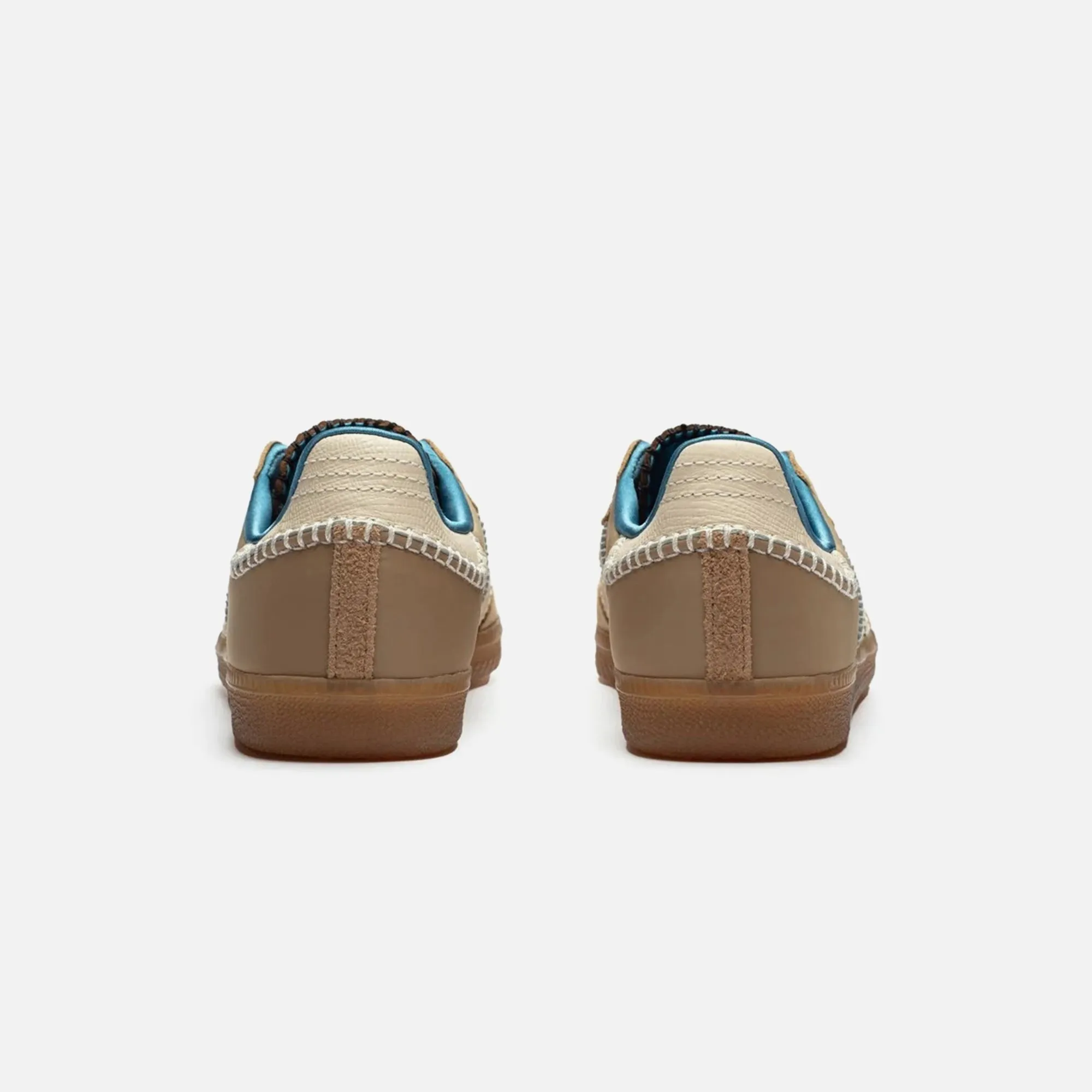 adidas x Wales Bonner Samba - Wonder White / Ash Blue sold by Kith product image thumbnail 4