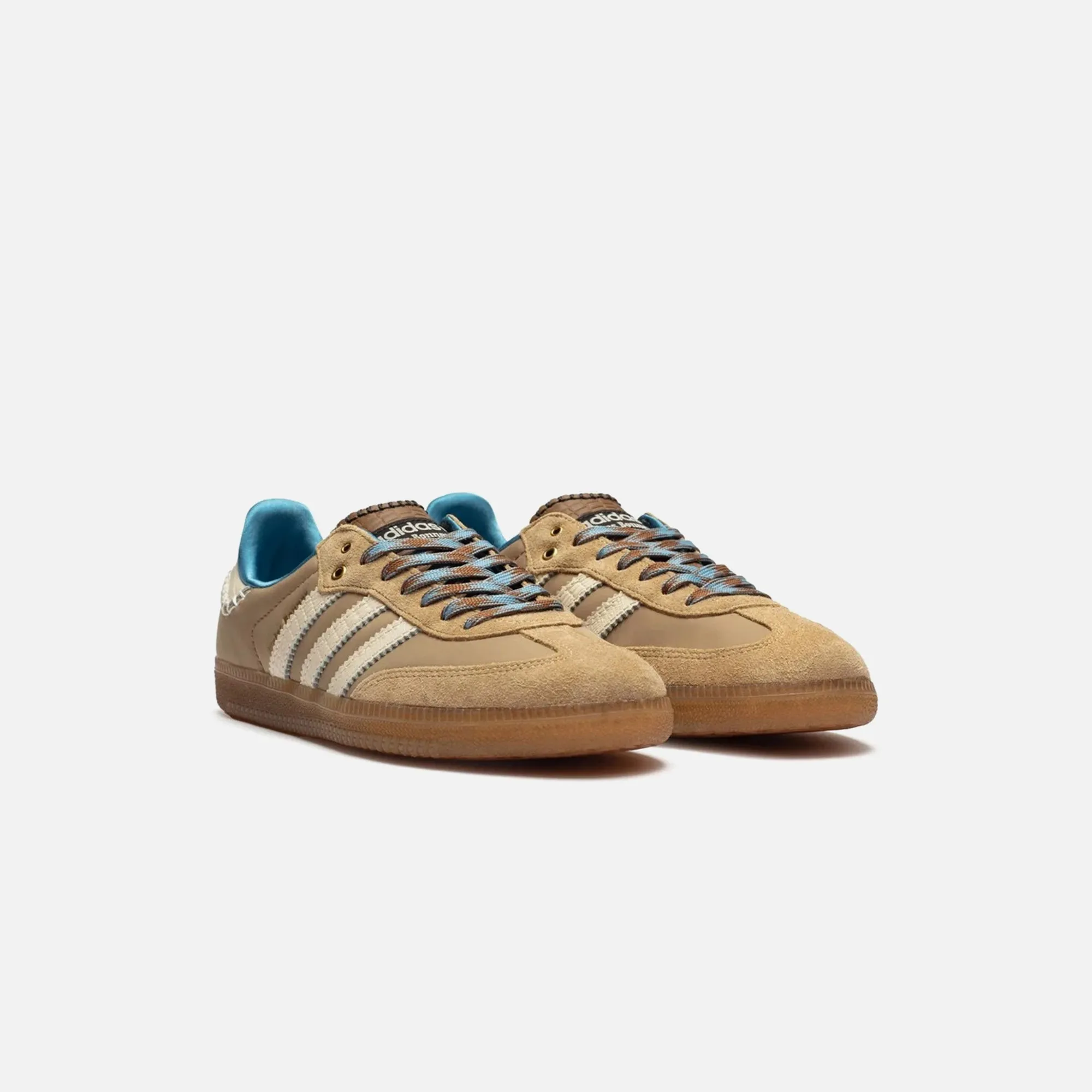 adidas x Wales Bonner Samba - Wonder White / Ash Blue sold by Kith product image thumbnail 2