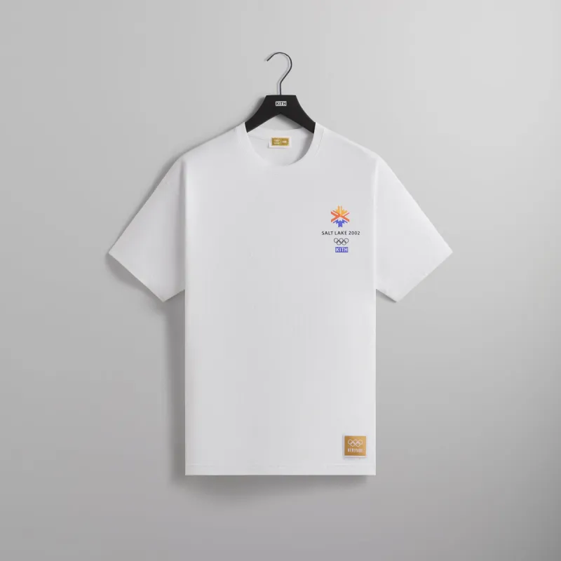 Kith for Olympics Heritage Salt Lake 2002 Vintage Tee - White sold by Kith
