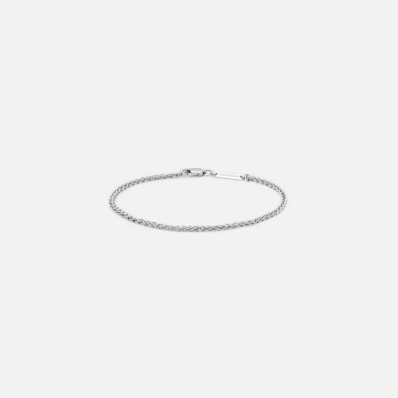Tom Wood Spike Bracelet Silver 8.3 inch - Silver sold by Kith