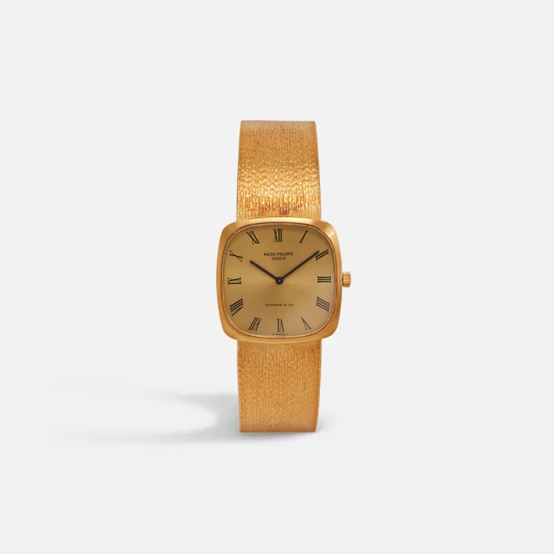 Wind Vintage Patek Philippe Tiffany & Co. Reference 3566/1 in - 18K Unpolished Gold sold by Kith