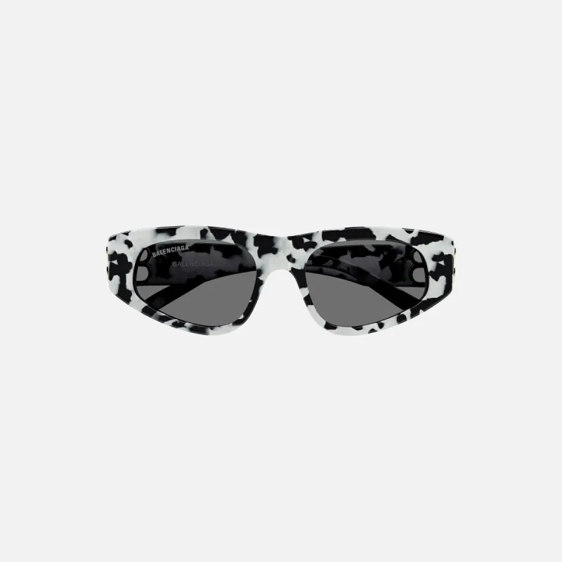 Balenciaga BB Logo Gold Hinge Acetate Cat Eye - Cow Print made by Balenciaga
