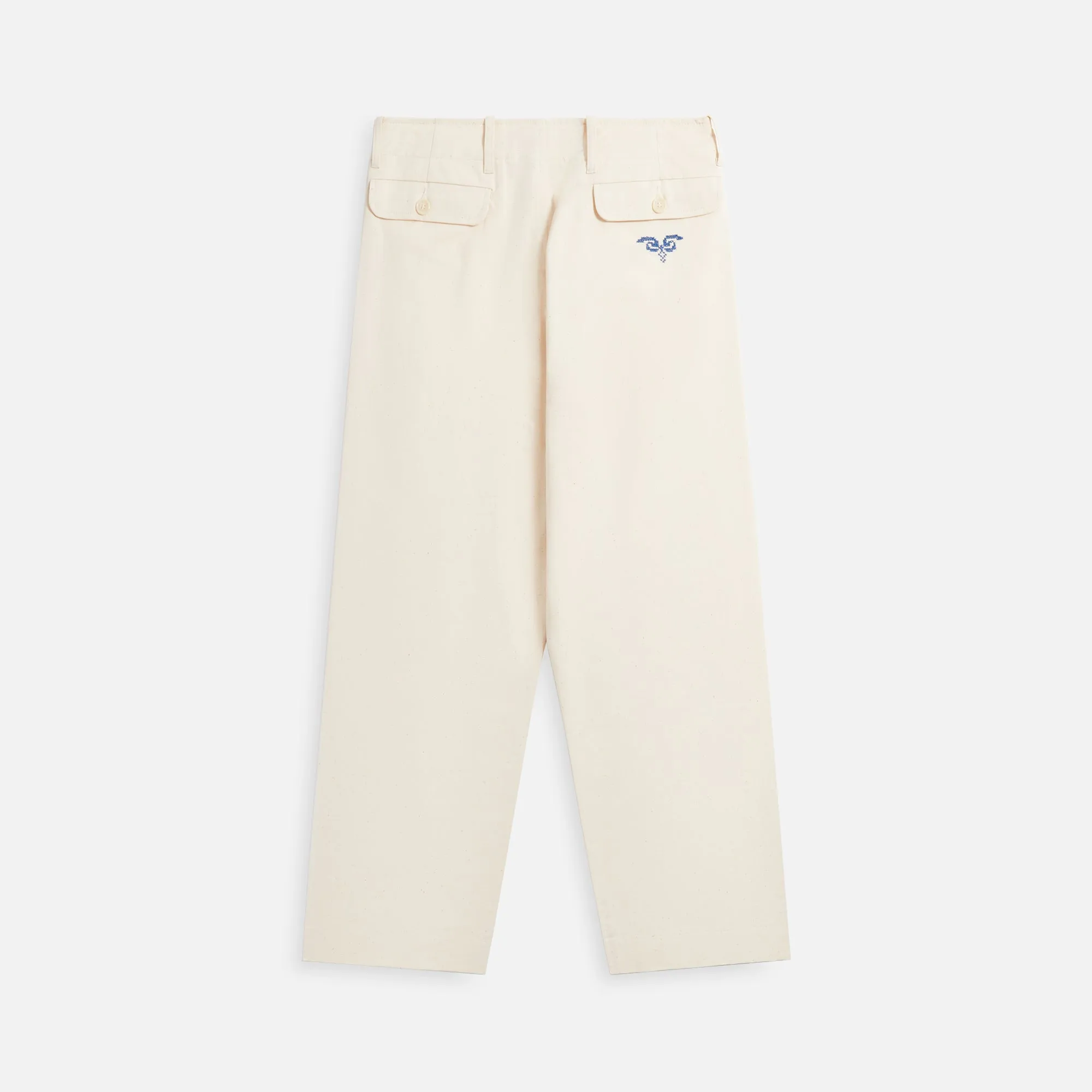 Adish Barwaz Maskor Cotton Drill Trousers - Off White sold by Kith product image thumbnail 2