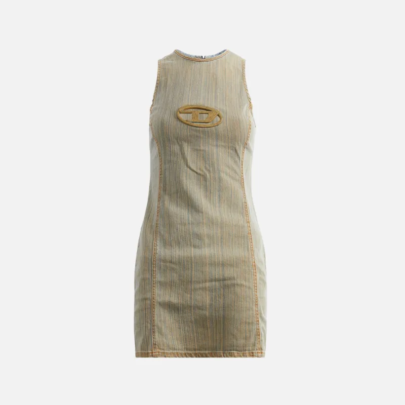 Diesel Ferriz D-Oval Dress - Washed Denim made by Diesel