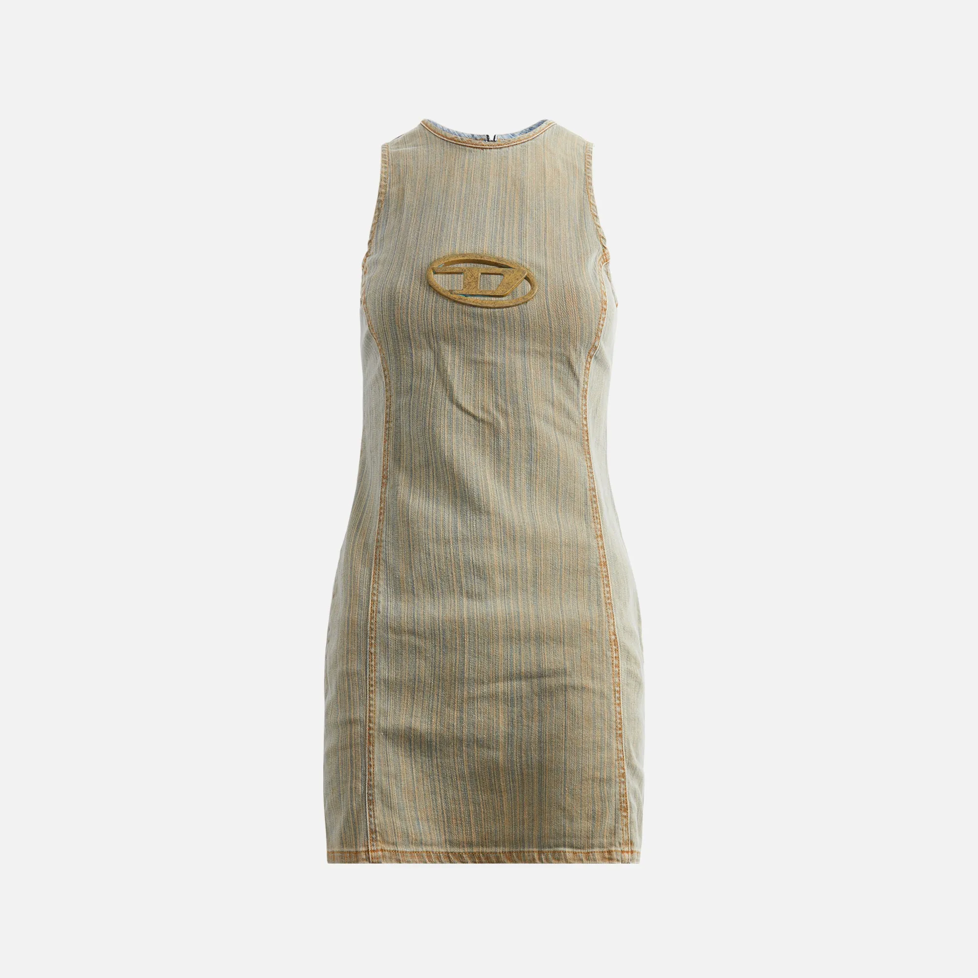 Diesel Ferriz D-Oval Dress - Washed Denim sold by Kith