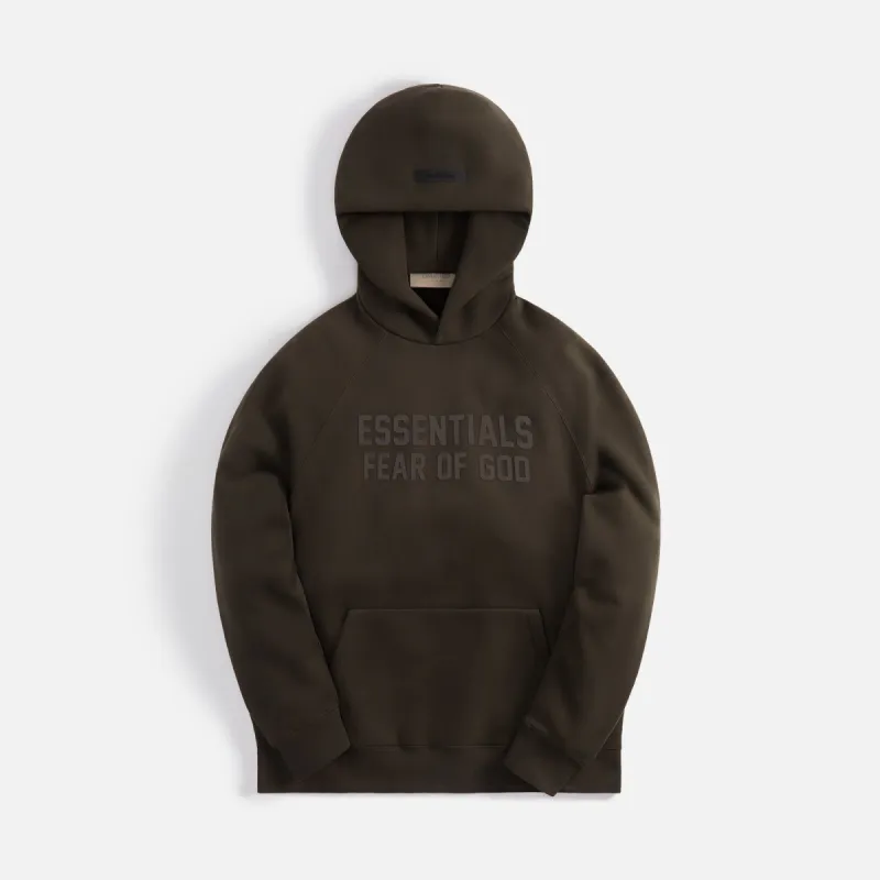 Essentials Fleece Hoodie  - Off-Black sold by Kith