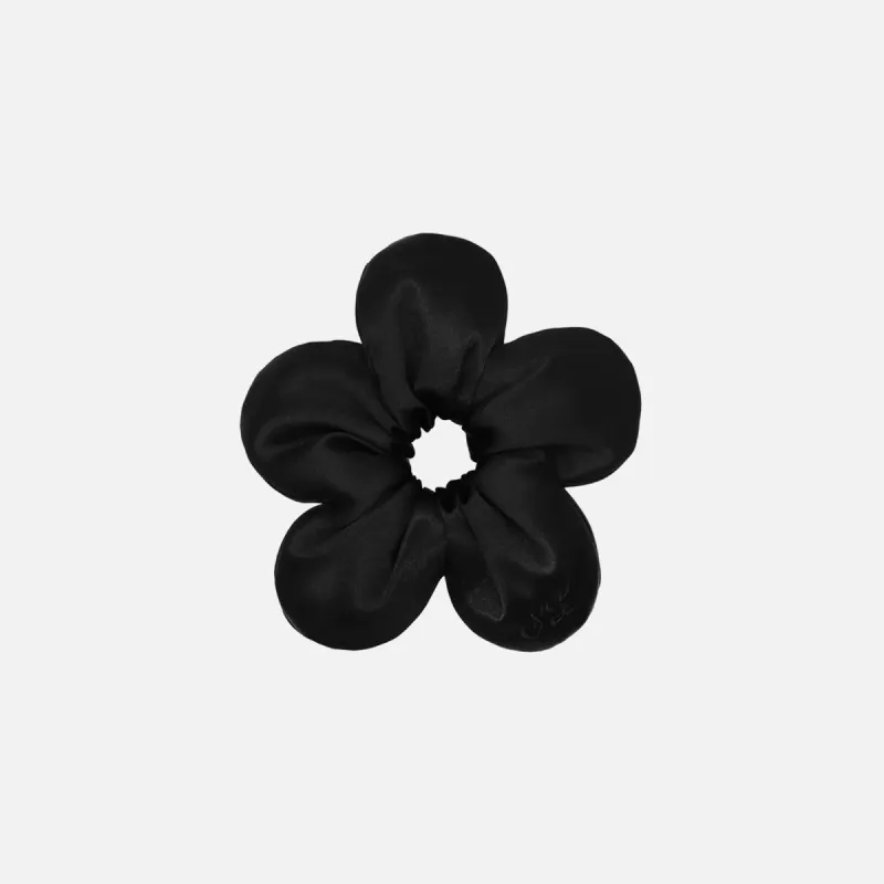 Sandy Liang Flower Power 2.0 Hair Tie - Black made by Sandy Liang