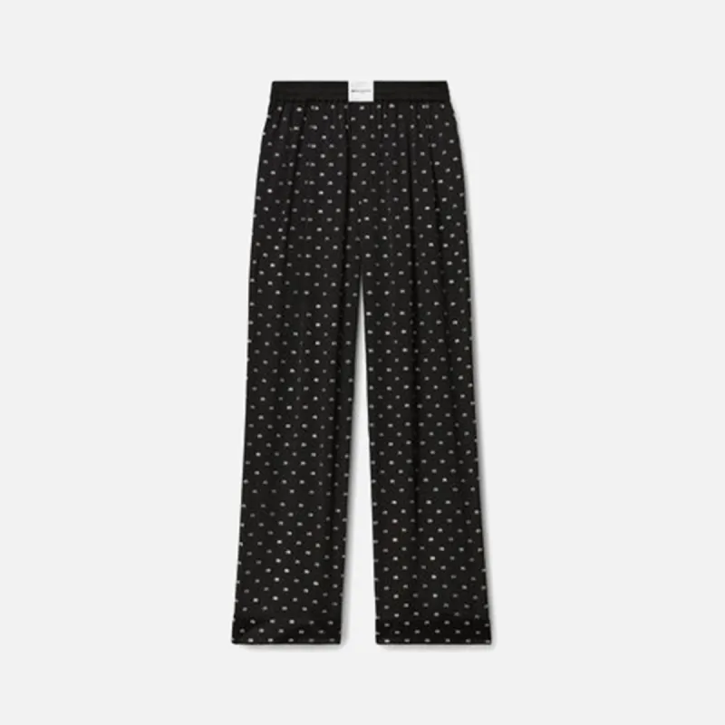 Alexander Wang Pajama Pant with Allover Hotfix - Black sold by Kith