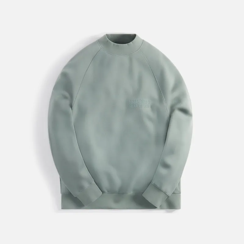 Essentials Fleece Crewneck Sweatshirt - Sycamore sold by Kith