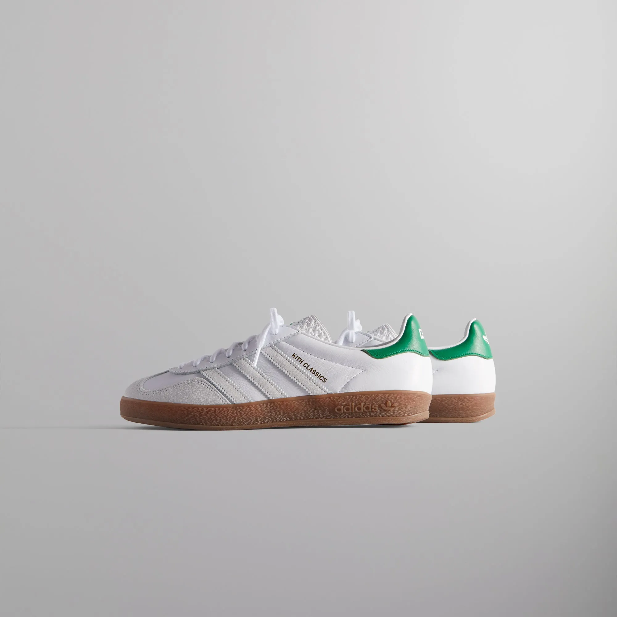 Kith Classics for adidas Originals Gazelle Indoor - White / Green sold by Kith product image thumbnail 5