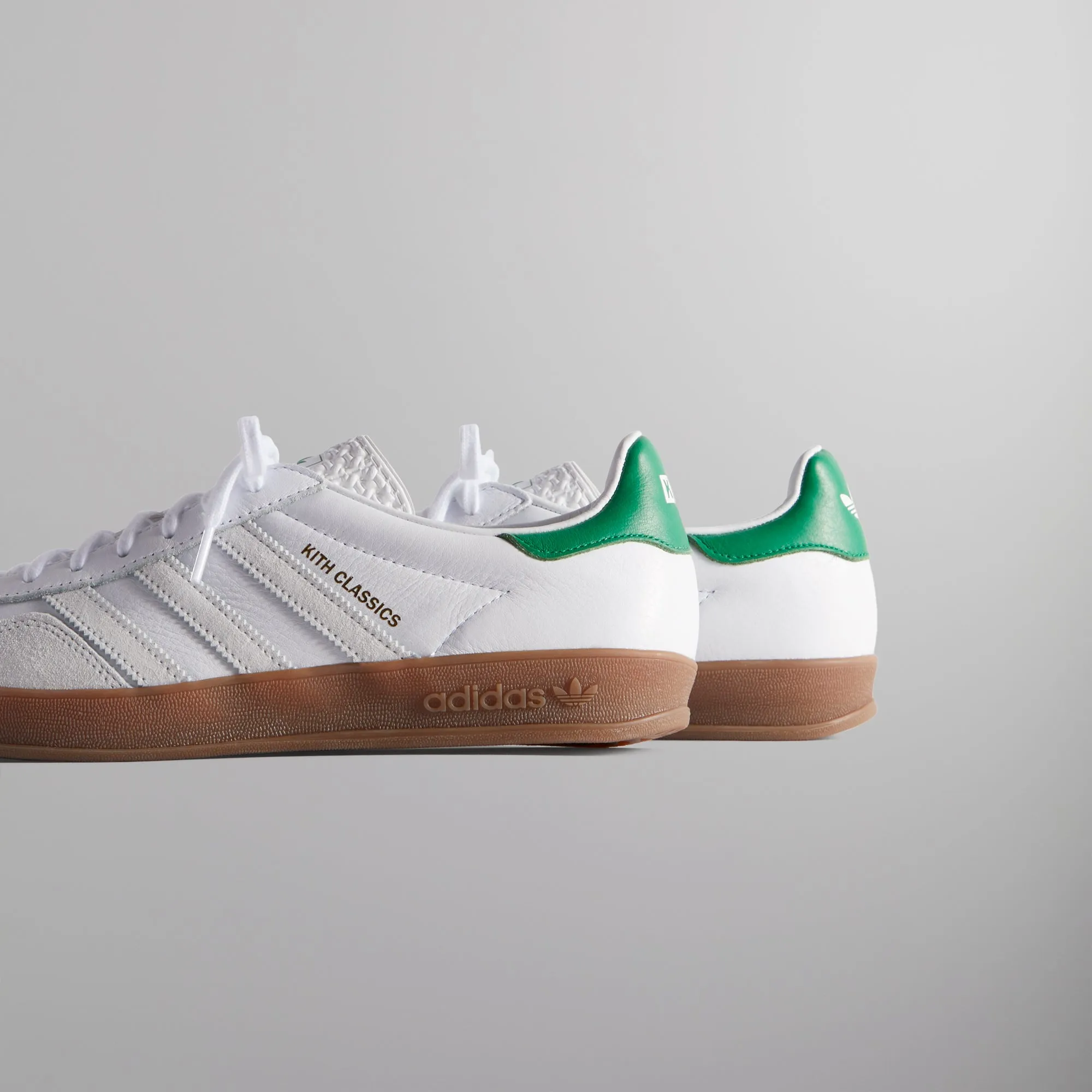 Kith Classics for adidas Originals Gazelle Indoor - White / Green sold by Kith product image thumbnail 4