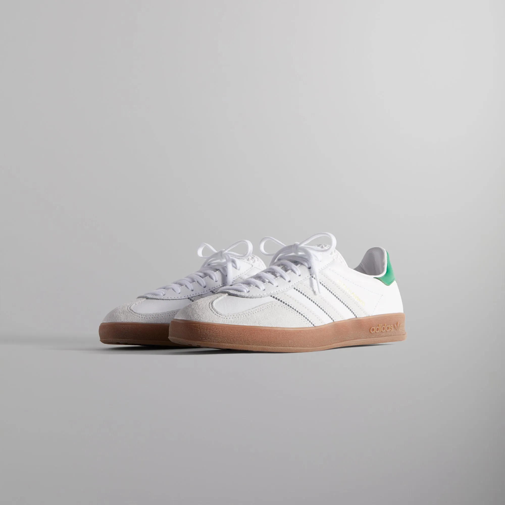 Kith Classics for adidas Originals Gazelle Indoor - White / Green sold by Kith product image thumbnail 3