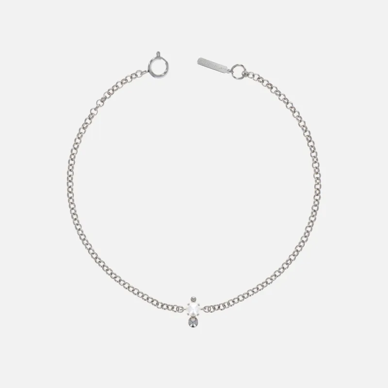 Justine Clenquet Gia Choker - Palladium sold by Kith