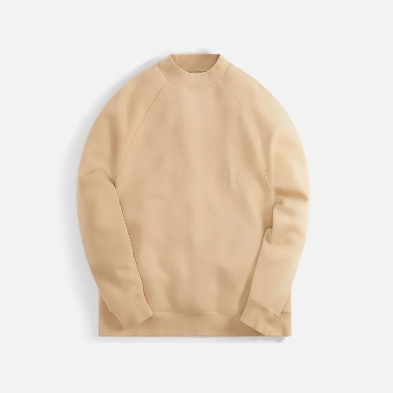 Essentials Fleece Crewneck Sweatshirt - Sand sold by Kith