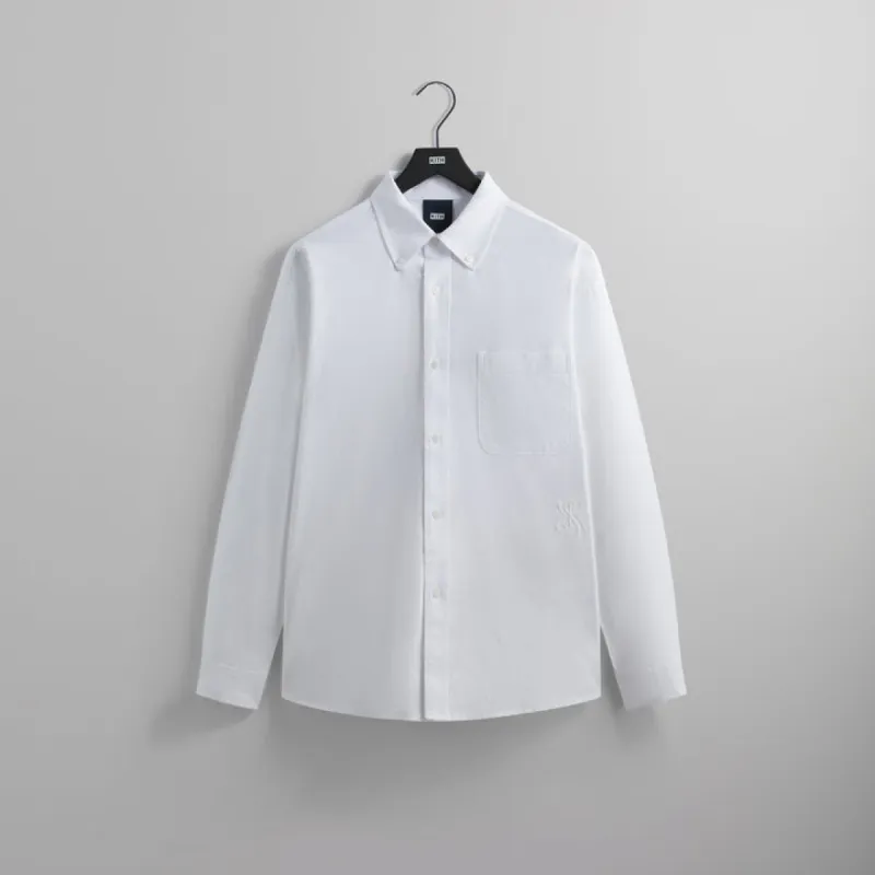 トップス Kith Oxford Ludlow Button Down Shirt KITH OXFORD LUDLOW White Button Down - Brand New - Size