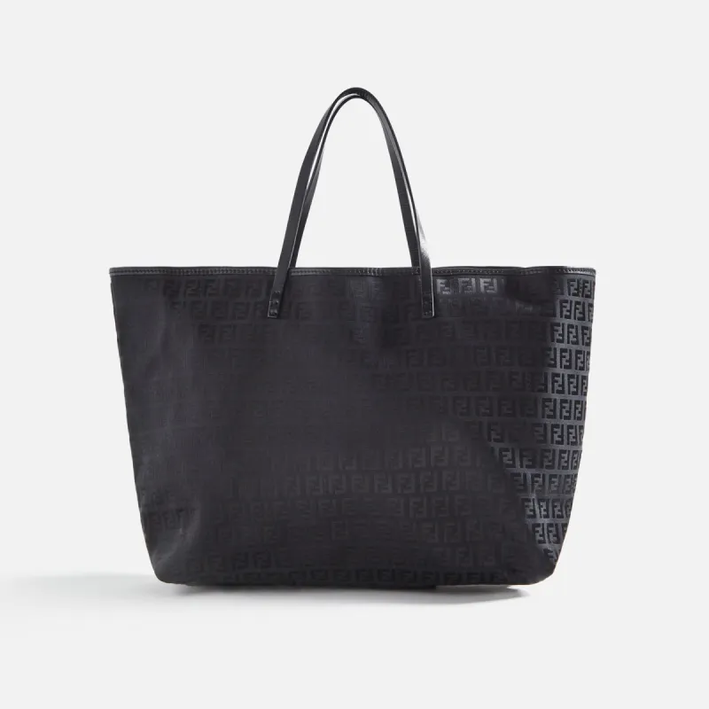 WGACA Fendi Zucchino Tote - Black sold by Kith
