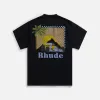 Rhude Moonlight Tropics Tee - Black sold by Kith
