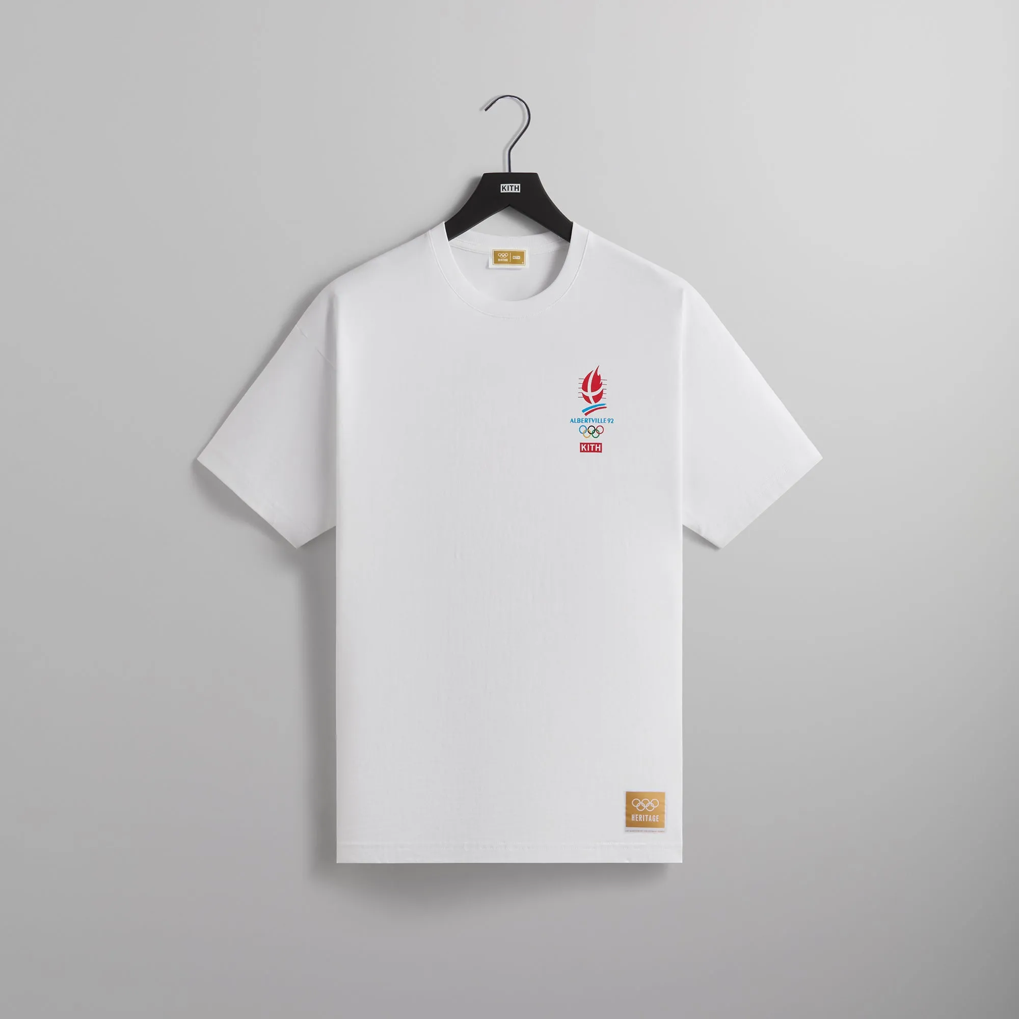 Kith for Olympics Heritage Albertville 1992 Vintage Tee - White sold by Kith