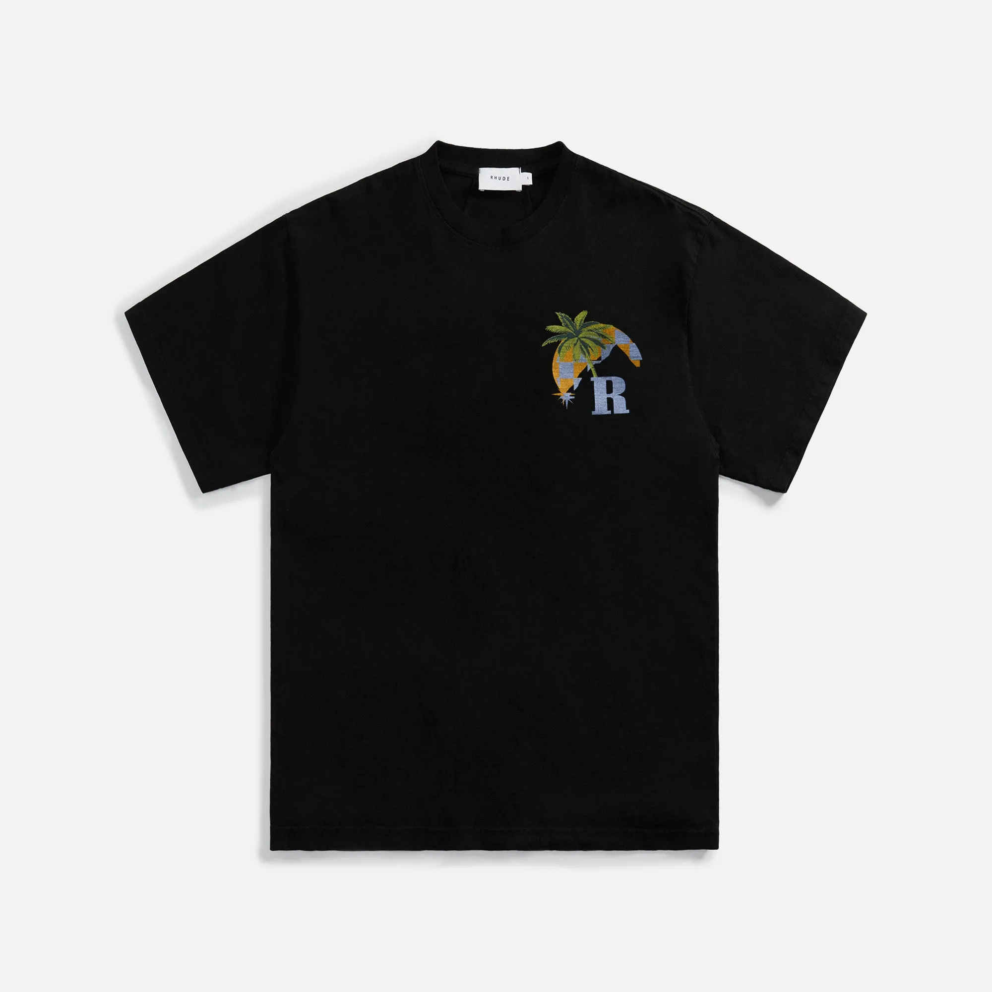 Rhude Moonlight Tropics Tee - Black sold by Kith