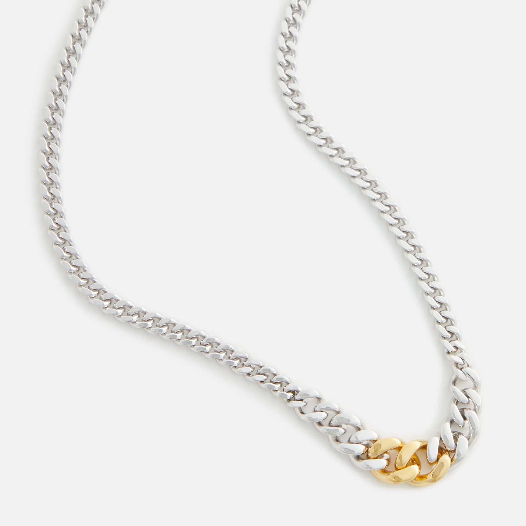 Tom Wood Dean Chain Duo 18 - Silver / Gold sold by Kith product image thumbnail 2