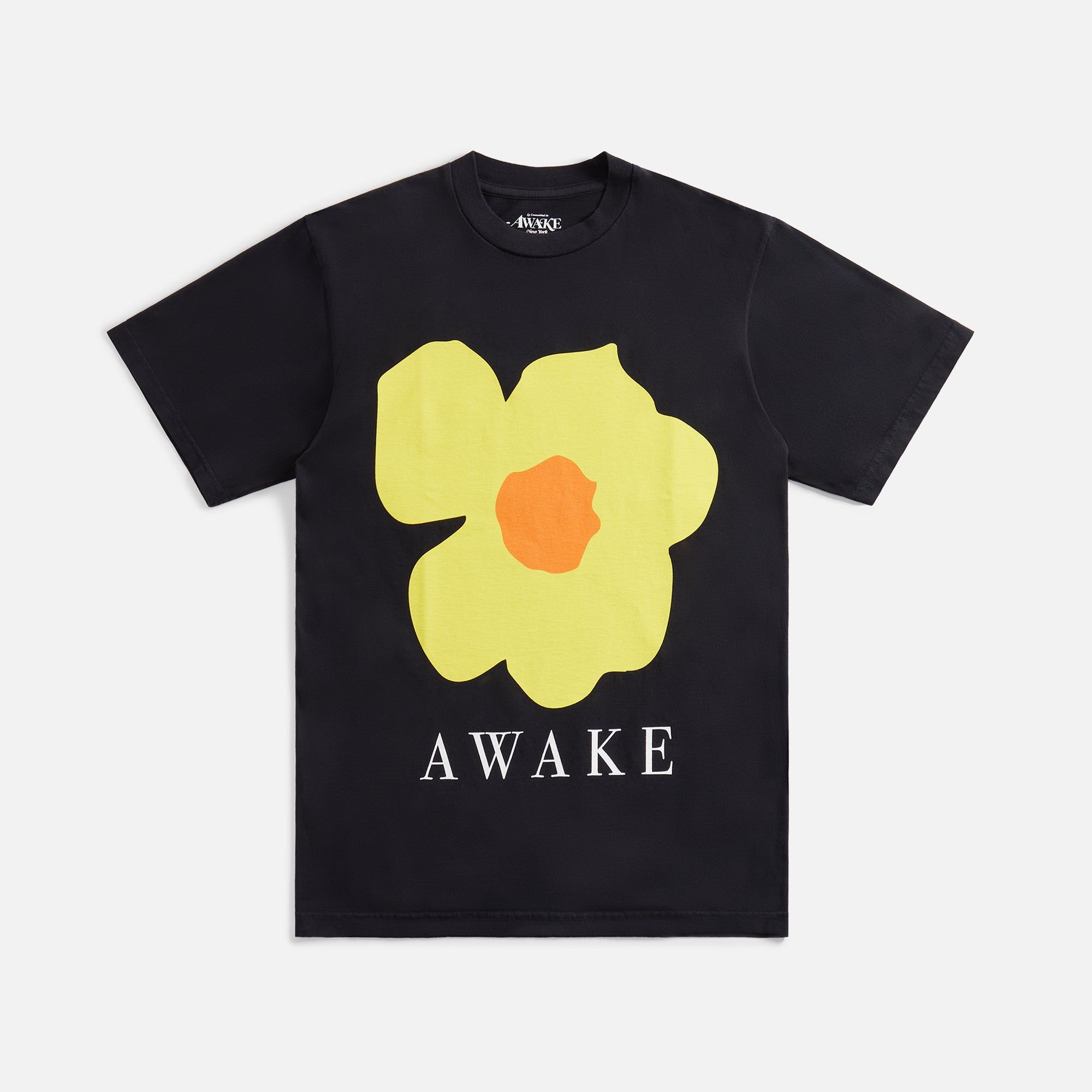 Awake NY Floral Printed Tee - Black sold by Kith