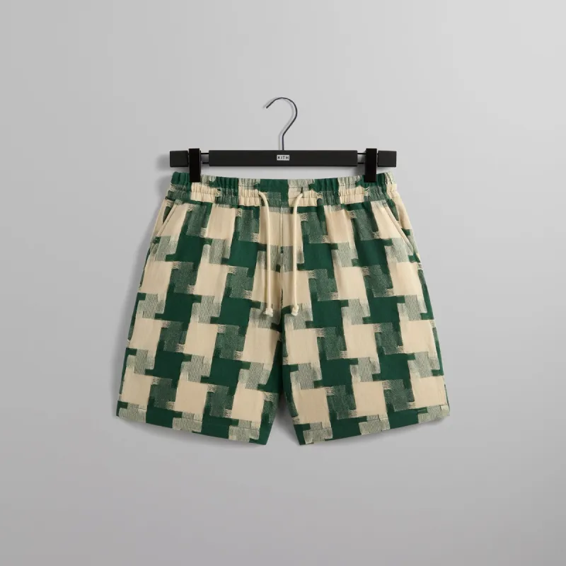 Kith Jumbo Houndstooth Mason Short - Conifer sold by Kith