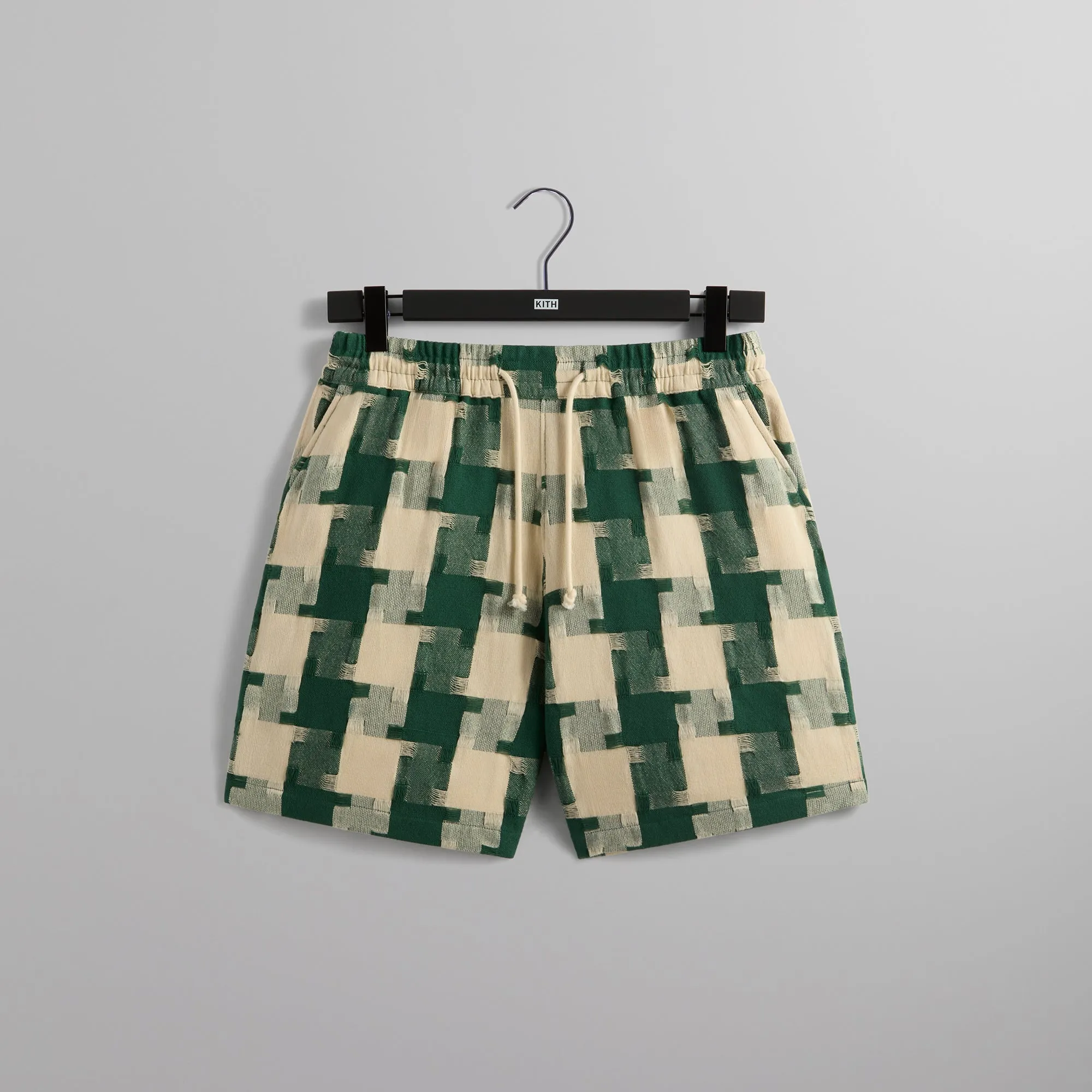 Kith Jumbo Houndstooth Mason Short - Conifer sold by Kith