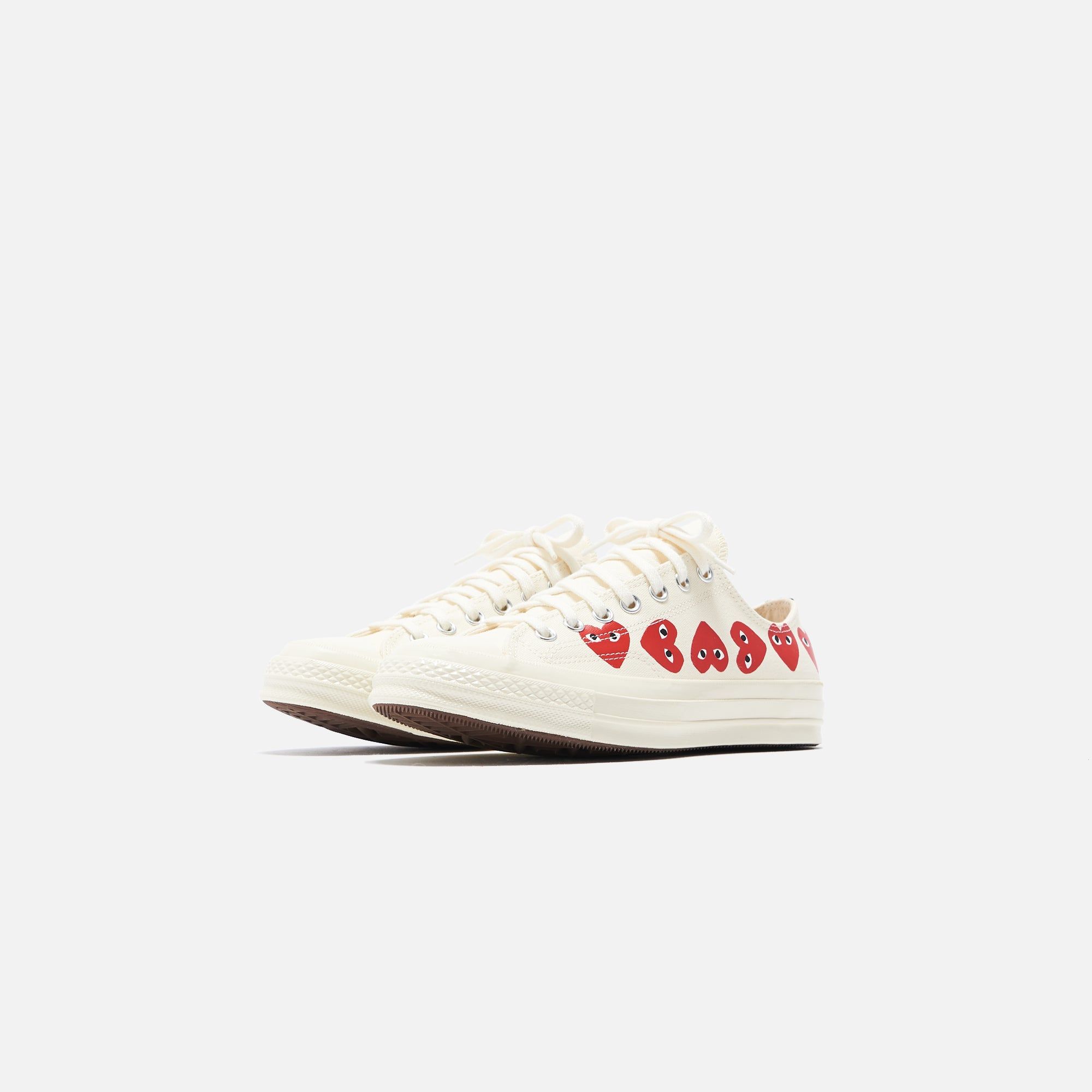 Converse x Comme des Garçons CDG Play Chuck Taylor Low - Off White sold by Kith product image thumbnail 3