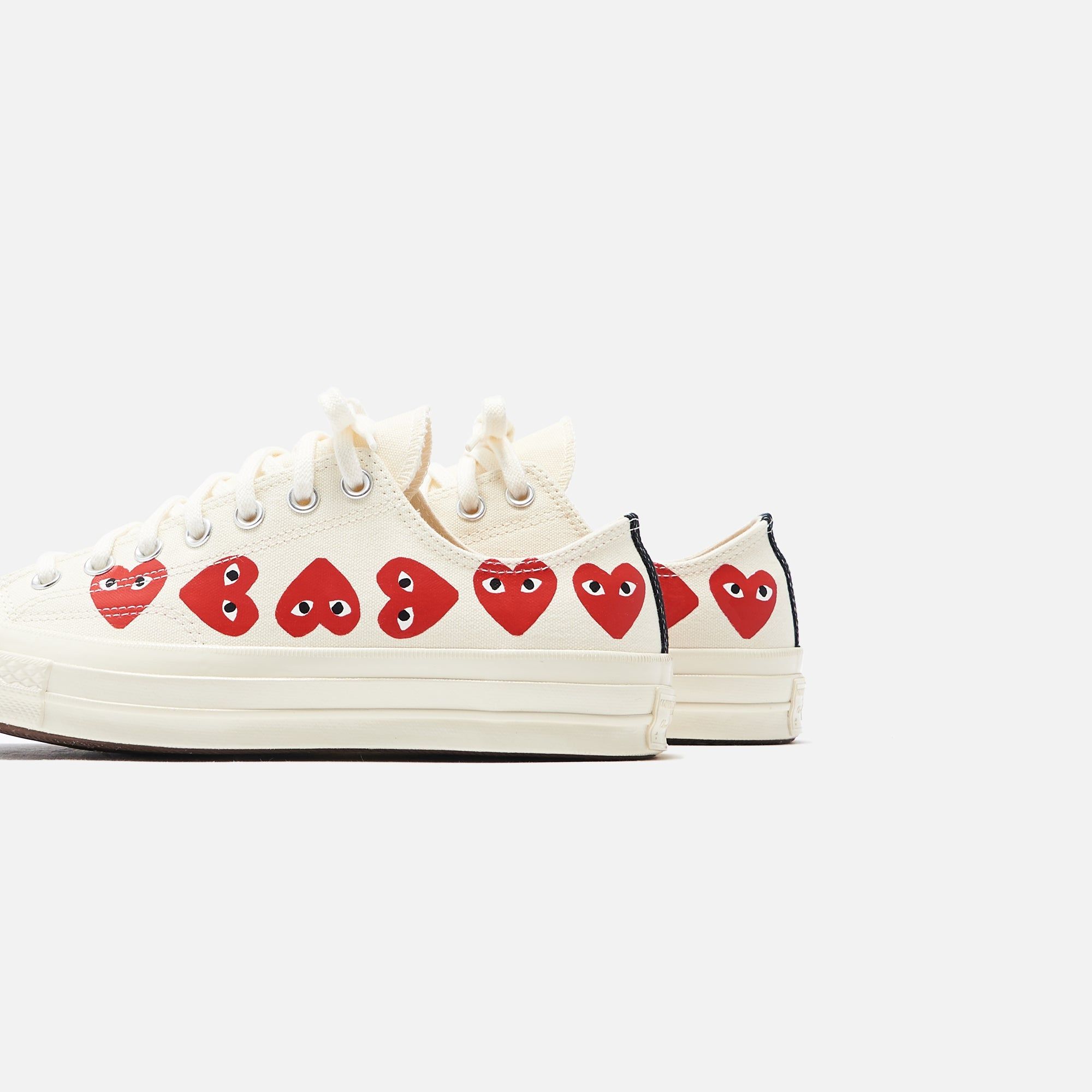 Converse x Comme des Garçons CDG Play Chuck Taylor Low - Off White sold by Kith product image thumbnail 5