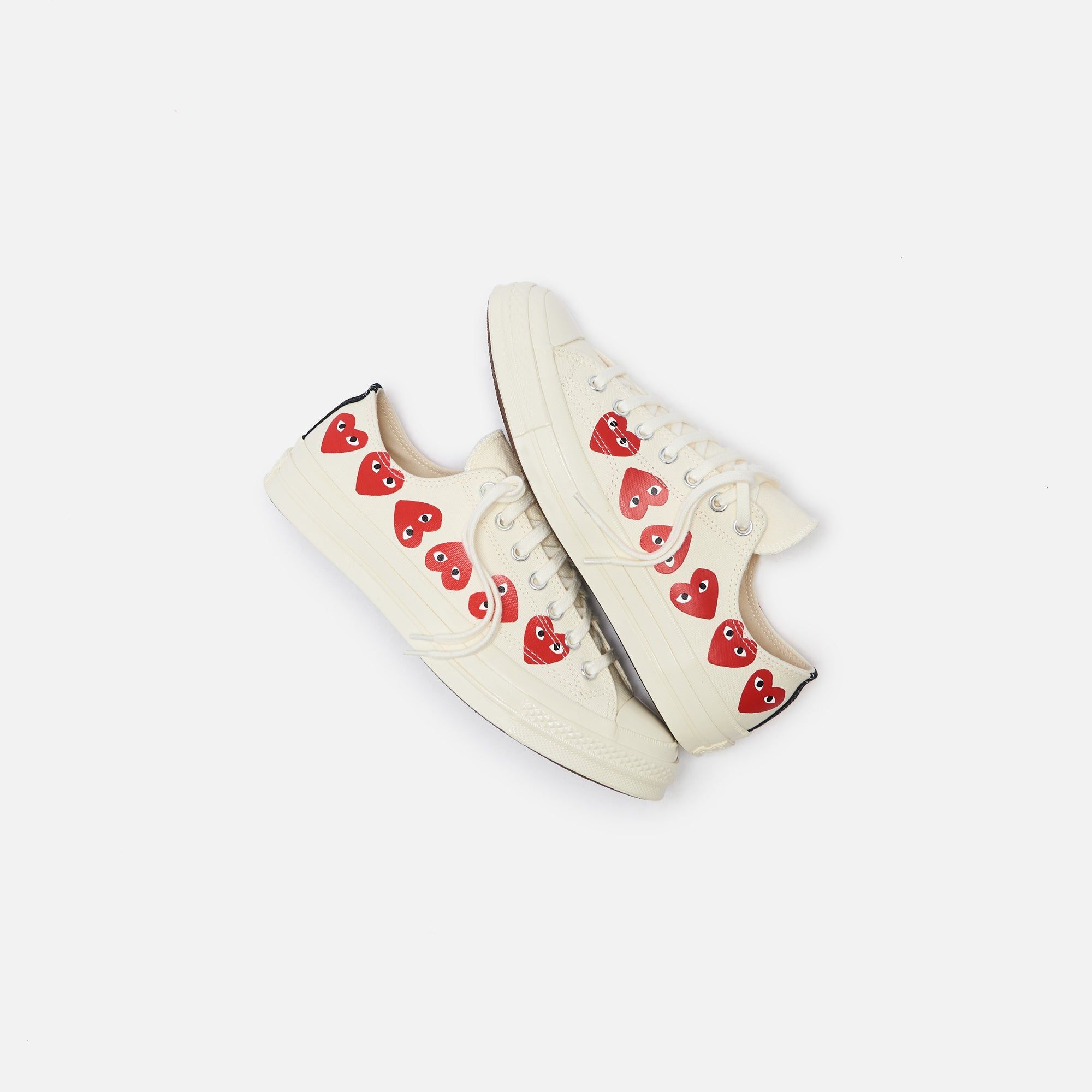 Converse x Comme des Garçons CDG Play Chuck Taylor Low - Off White sold by Kith product image thumbnail 2