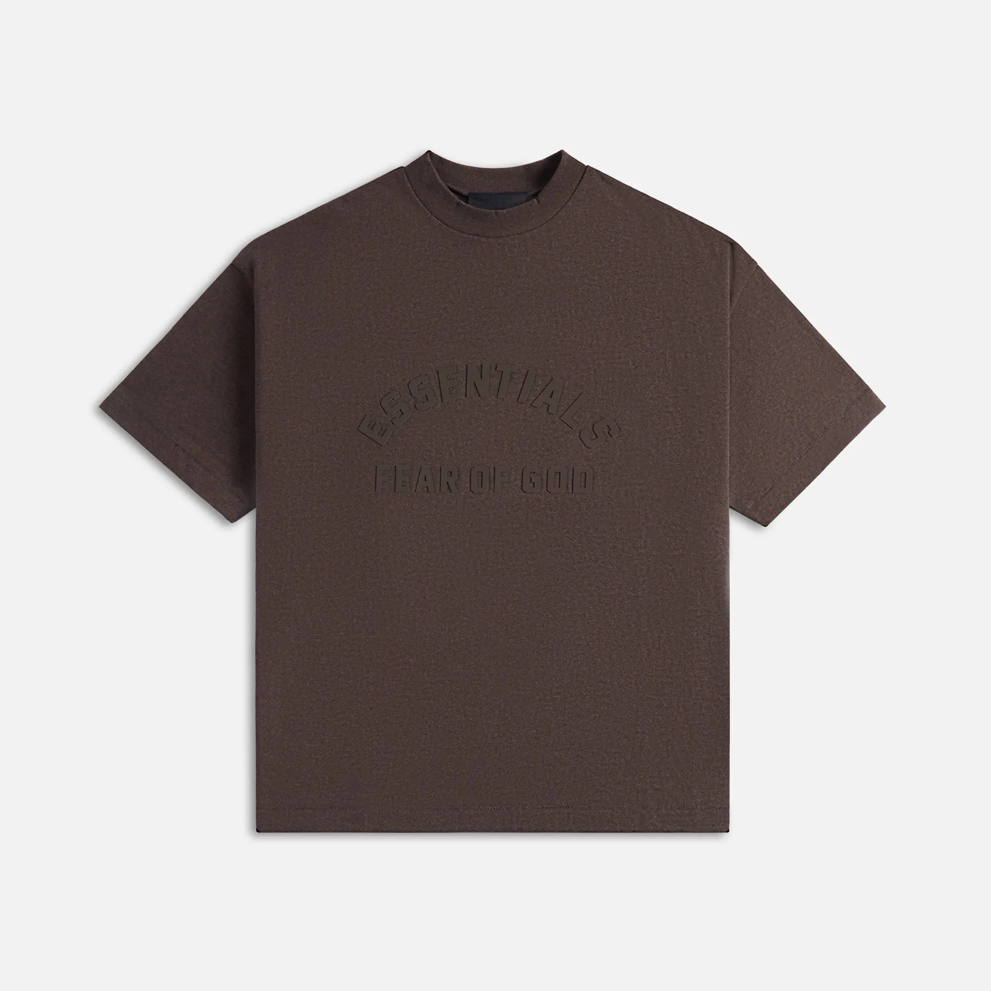 Essentials Logo Tee - Heather Wood sold by Kith