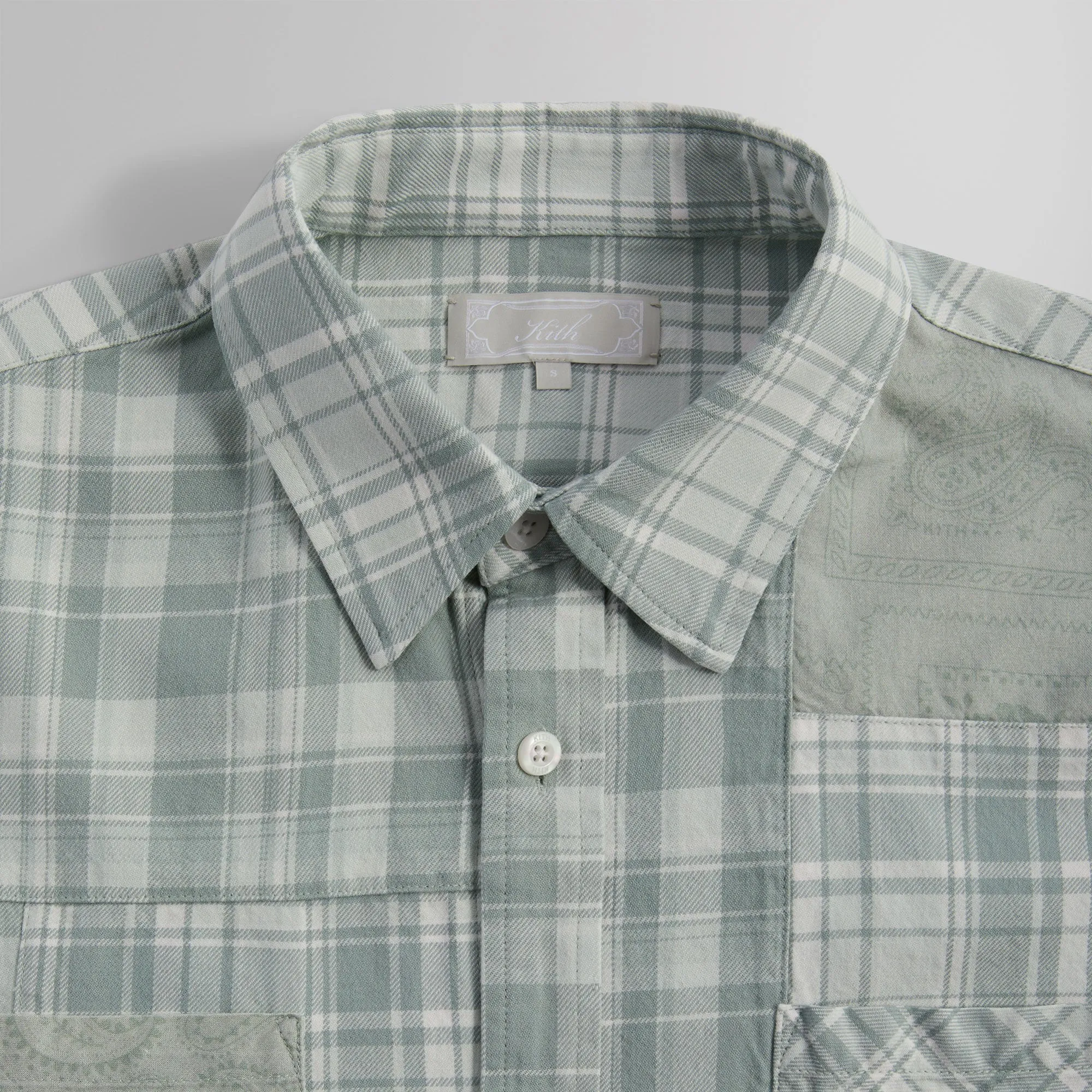 Kith Patchwork Jaydin Buttondown Shirt - Palais PH sold by Kith product image thumbnail 3