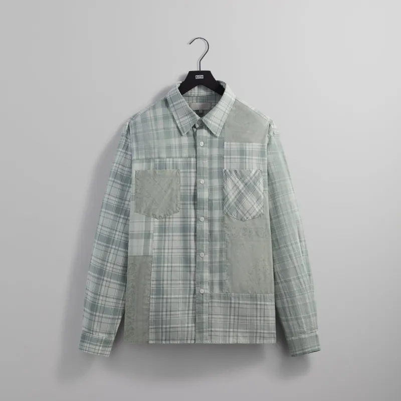 Kith Patchwork Jaydin Buttondown Shirt - Palais PH sold by Kith
