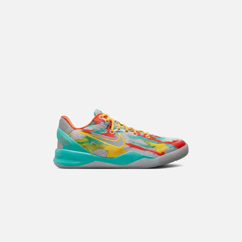 Nike GS Kobe 8 Protro - Stadium Grey / Metallic Silver / Tour Yellow sold by Kith