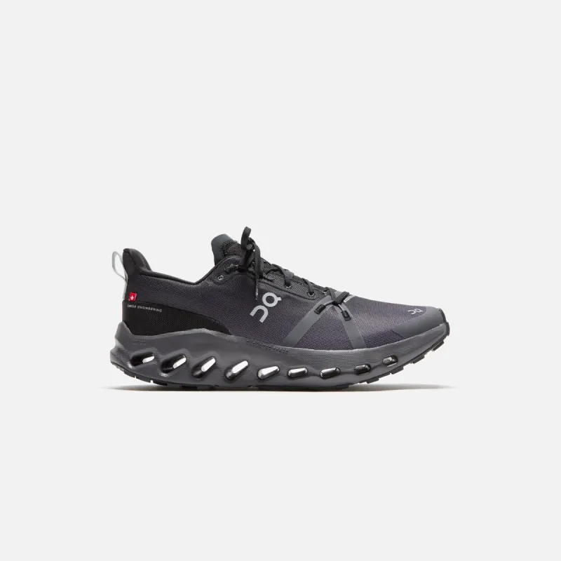 On Running WMNS Cloudsurfer Trail WP - Black / Eclipse sold by Kith