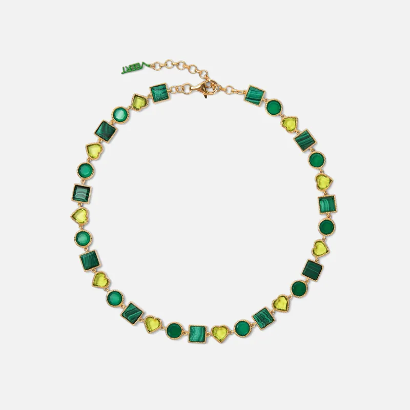 VEERT The Green Shape Necklace - Green sold by Kith