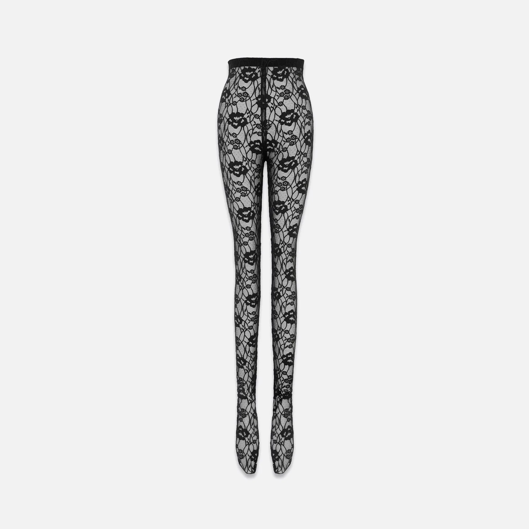 Saint Laurent Lace Leggings - Black sold by Kith
