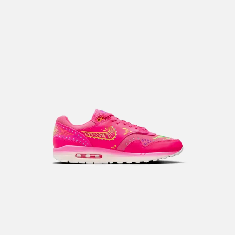 Nike Air Max 1 PRM - Hyper Pink / Sail / Opti Yellow / Green Strike sold by Kith