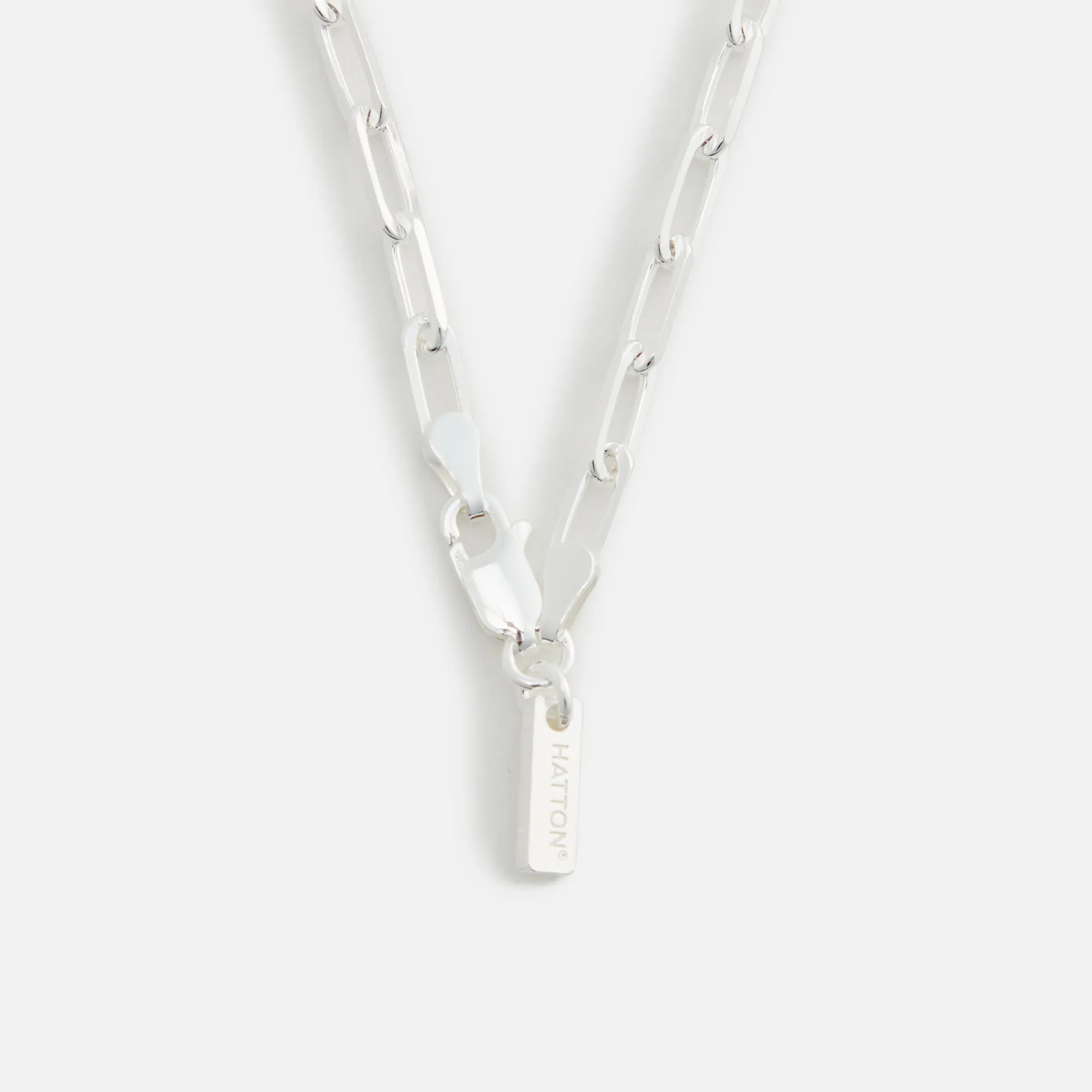 Hatton Labs Paperclip Bracelet Sterling Silver - Silver sold by Kith product image thumbnail 2