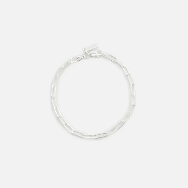 Hatton Labs Paperclip Bracelet Sterling Silver - Silver sold by Kith