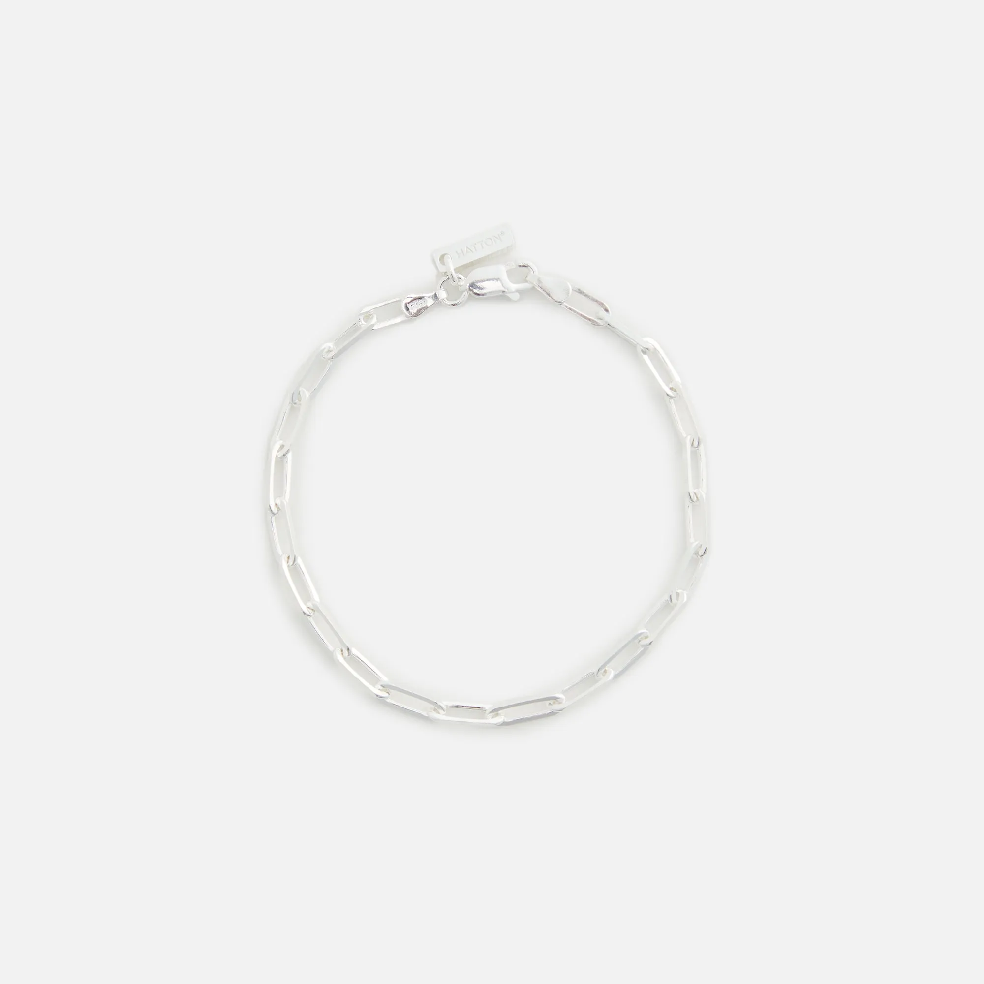 Hatton Labs Paperclip Bracelet Sterling Silver - Silver sold by Kith
