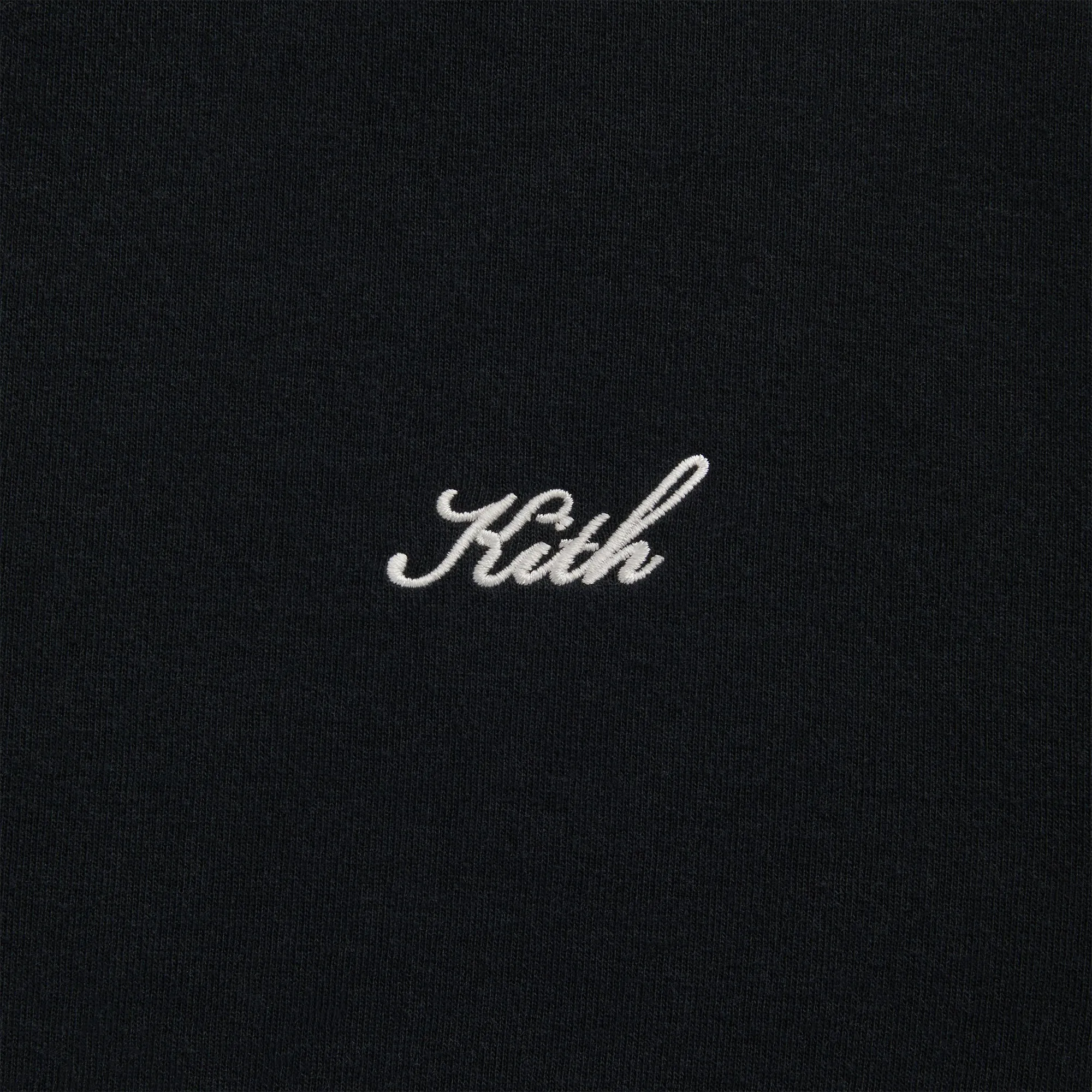 Kith Double Face Williams V Full Zip Hoodie - Black sold by Kith product image thumbnail 3